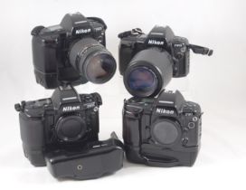 Nikon F90X & F90 Film Cameras & AF Lenses.