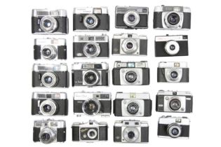 Twenty 35mm Viewfinder Cameras With Six Voigtlander Vito.