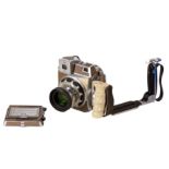 A Linhof Technika Press 73 Medium Format Rangefinder Camera