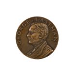 A Oversized George Eastman Kodak Brass Medal