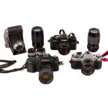 A Selection of 35mm SLR Cameras