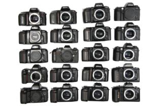 Twenty Nikon Electronic 35mm SLR Camera Bodies.
