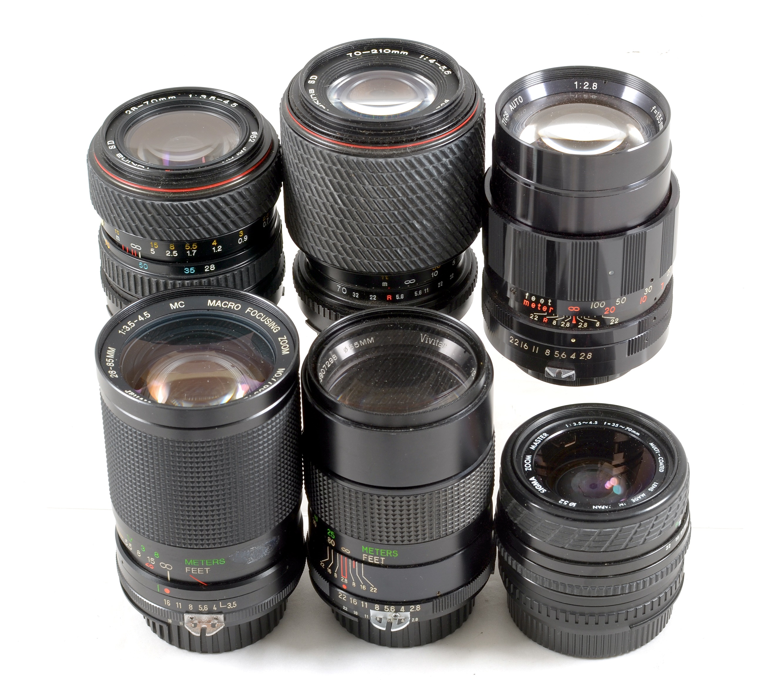 Group of Nikon Fit Manual Focus Lenses. - Image 2 of 2