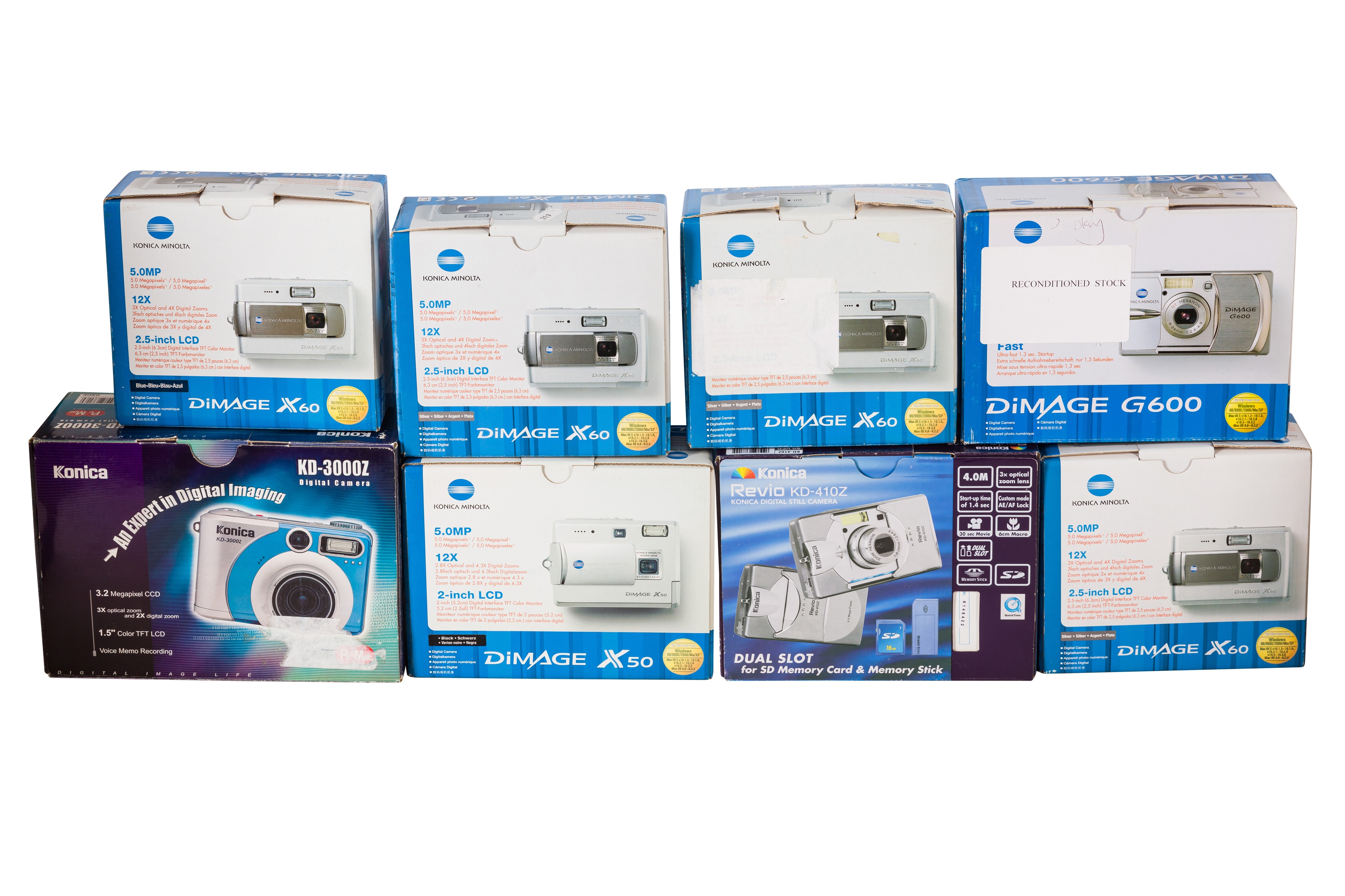 A Selection of Boxed Compact Digital Cameras