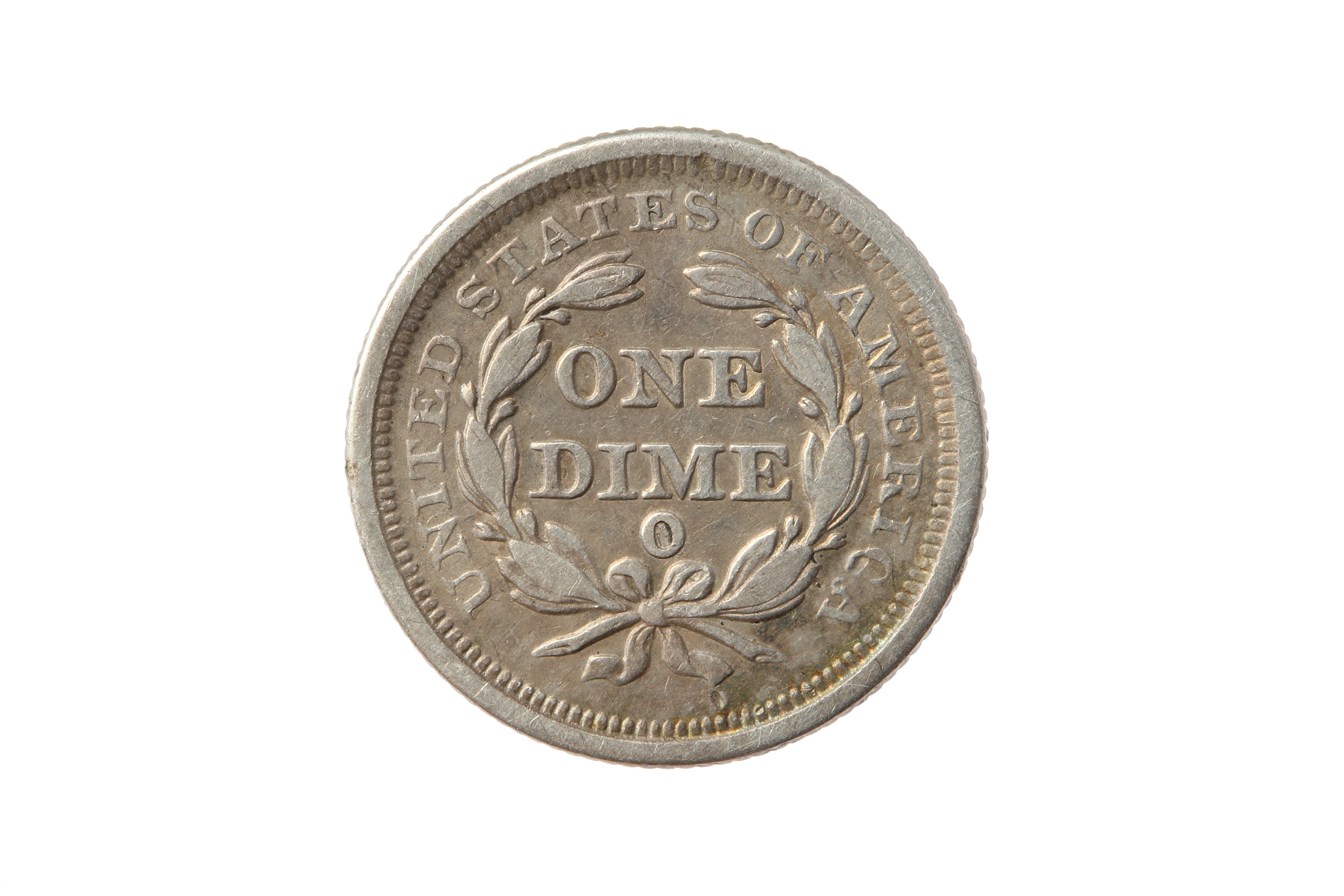 USA, 1853-O 10 CENTS/DIME. - Bild 2 aus 2