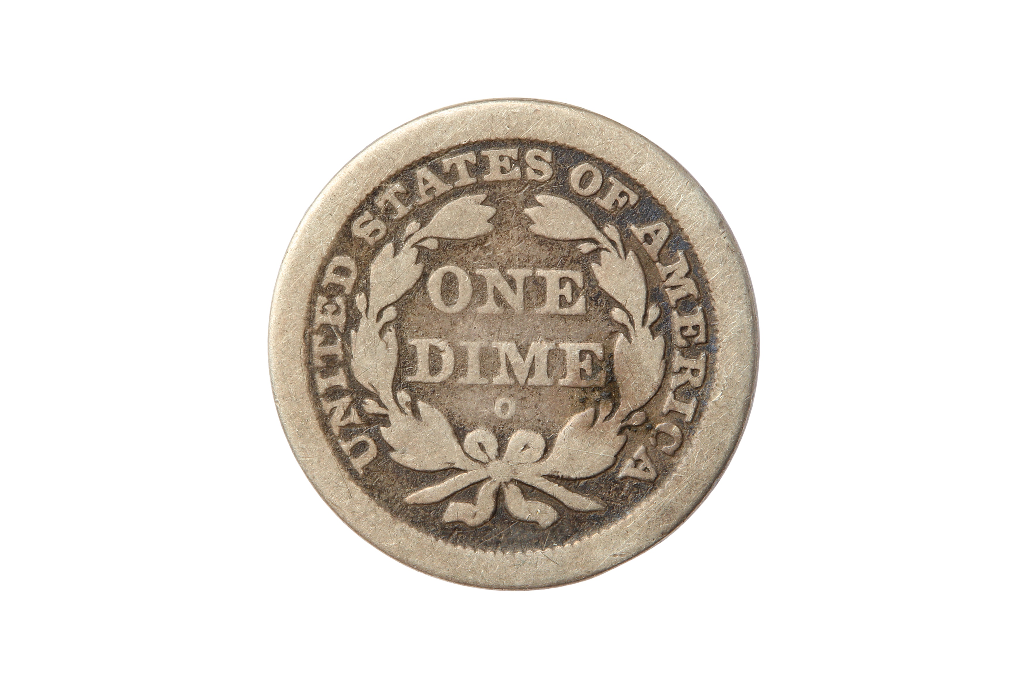 USA, 1841-O 10 CENTS/DIME. - Bild 2 aus 2