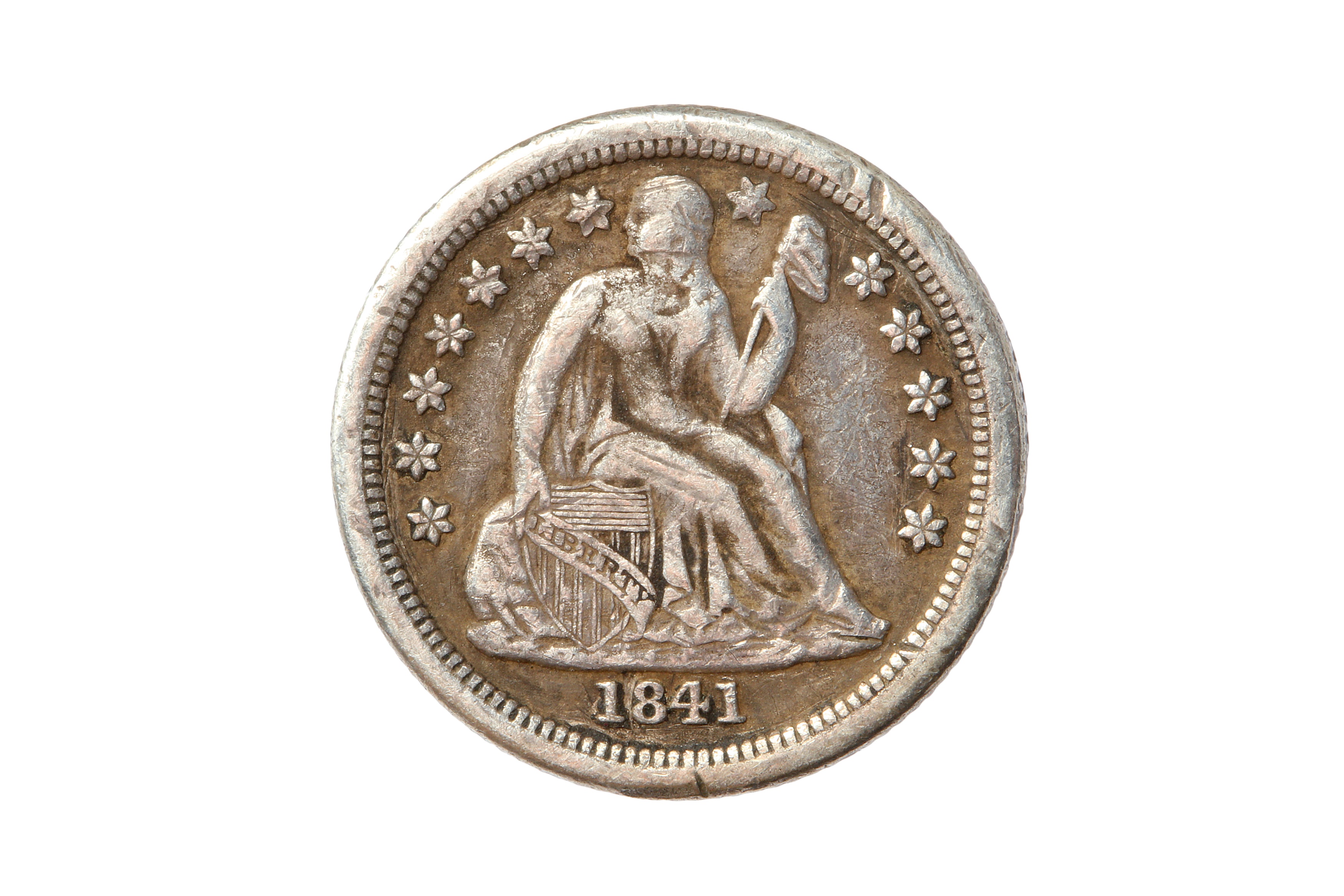 USA, 1841-O 10 CENTS/DIME.