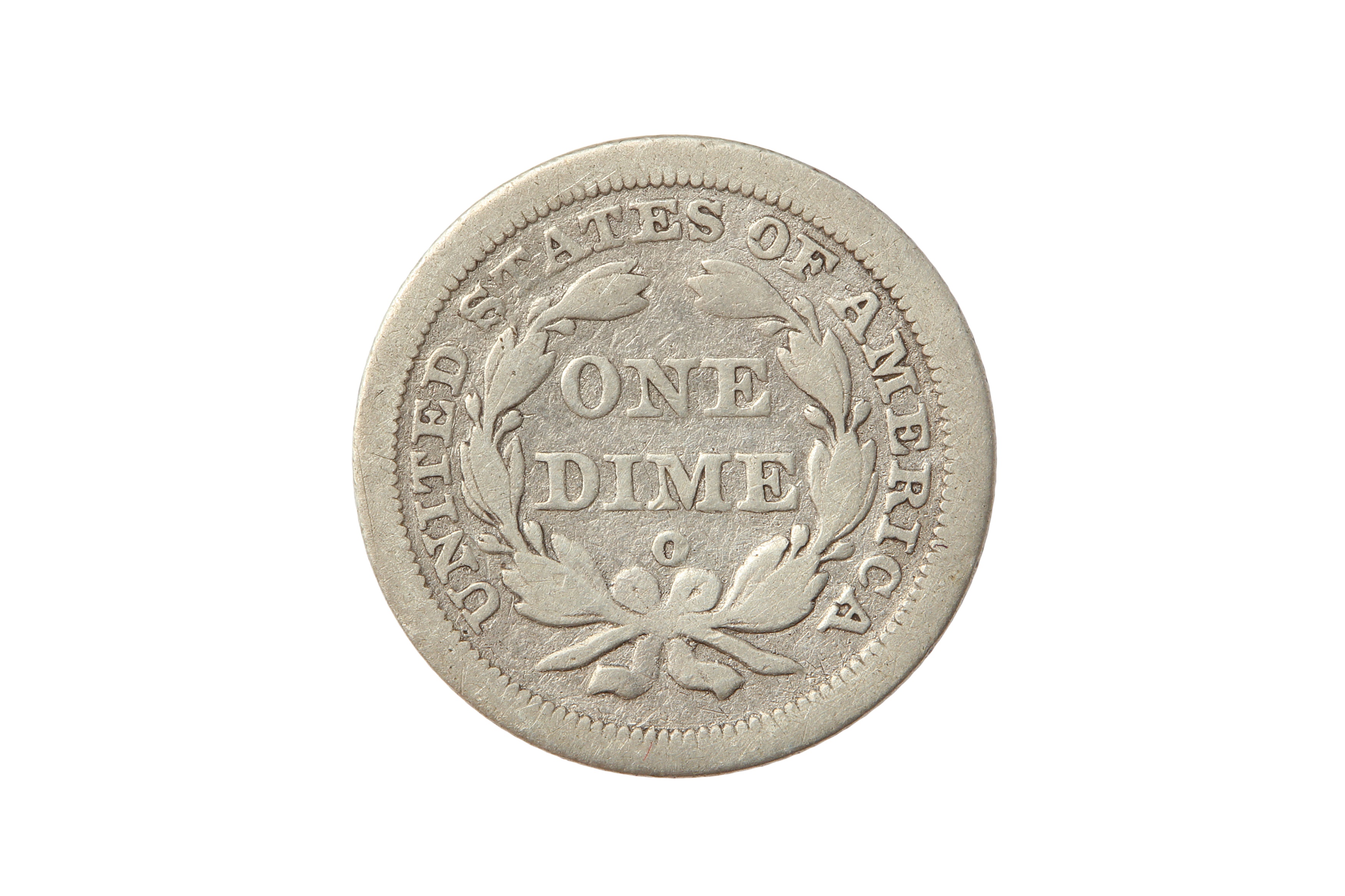 USA, 1842-O 10 CENTS/DIME. - Bild 2 aus 2