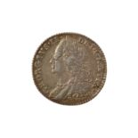 GEORGE II (1727 - 1760), 1758 SIXPENCE.