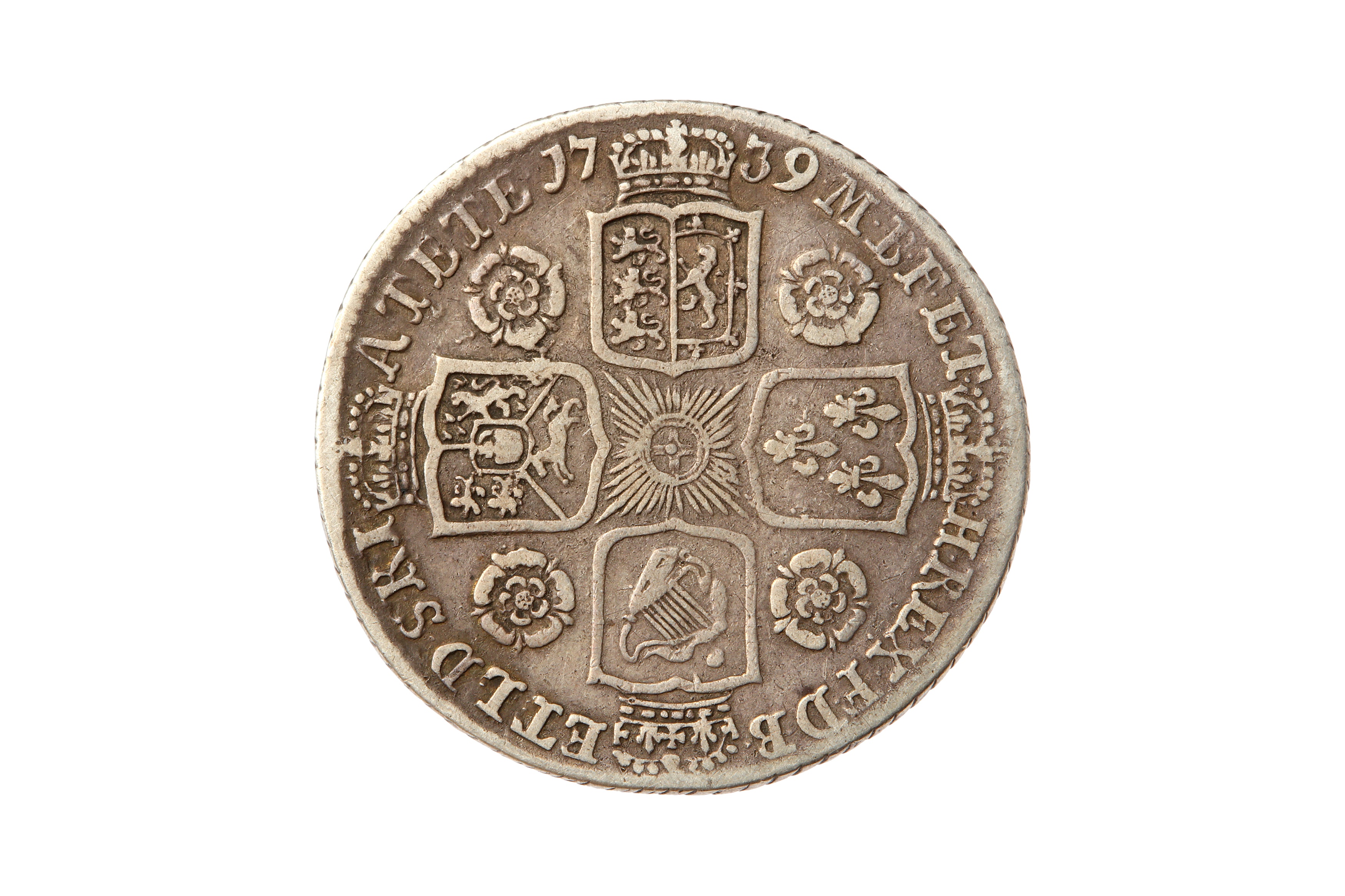 GEORGE II (1727 - 1760), 1739 SHILLING. - Bild 2 aus 2