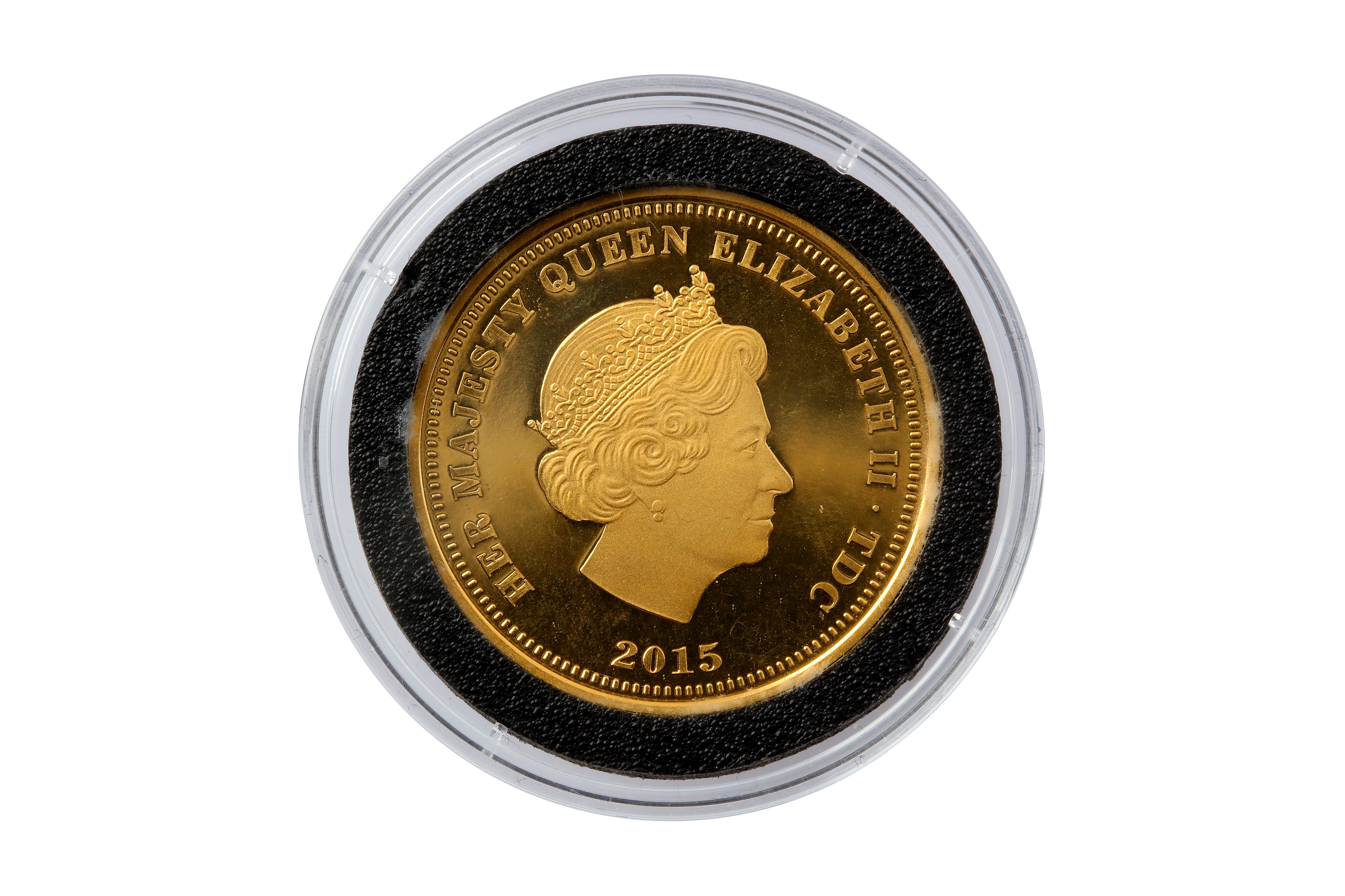 TRISTAN DA CUNHA, ELIZABETH II (1952 - 2022), 2013 GOLD PROOF TWO POUNDS. - Image 2 of 2