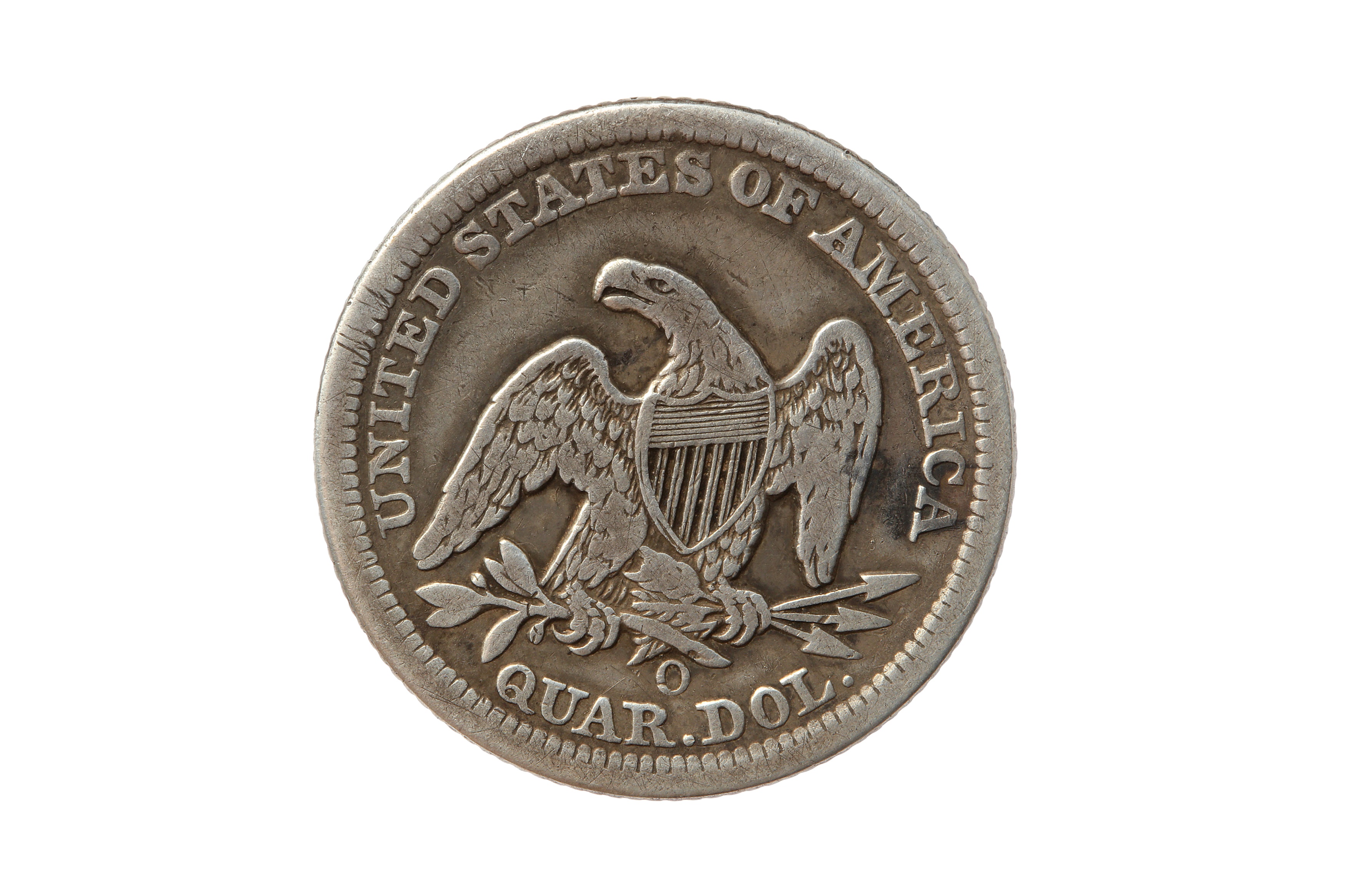 USA, 1860-O 25 CENTS/QUARTER DOLLAR. - Image 2 of 2