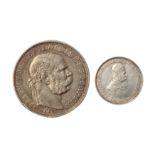 HUNGARY, 2X COINS OF FRANZ JOSEPH I (1848-1916)