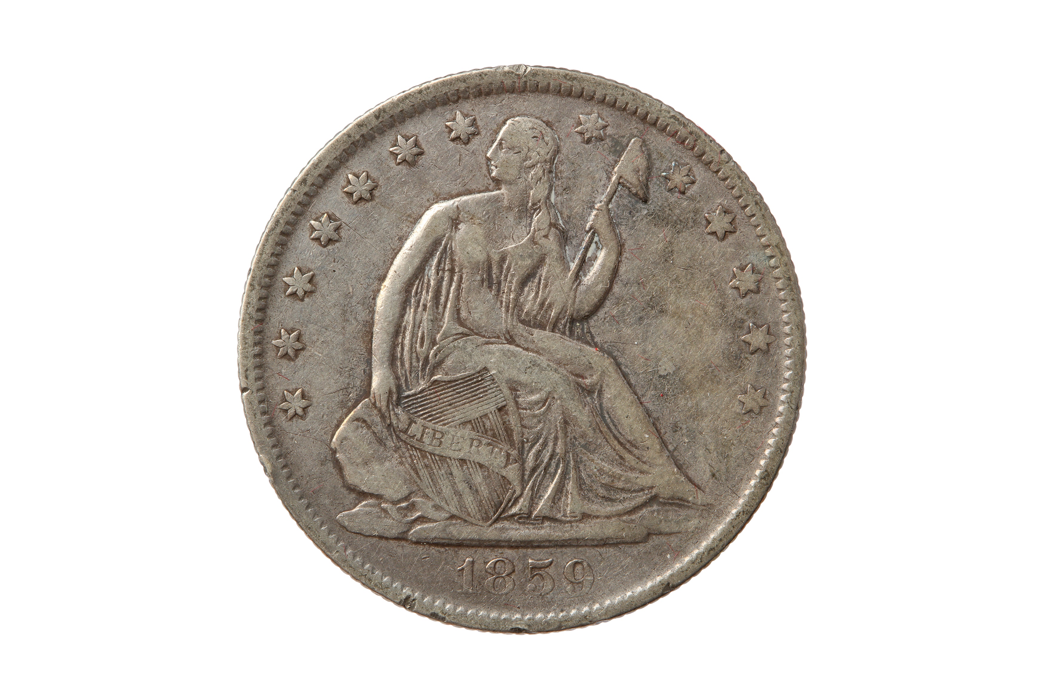 USA, 1859-O 50 CENTS/HALF DOLLAR.