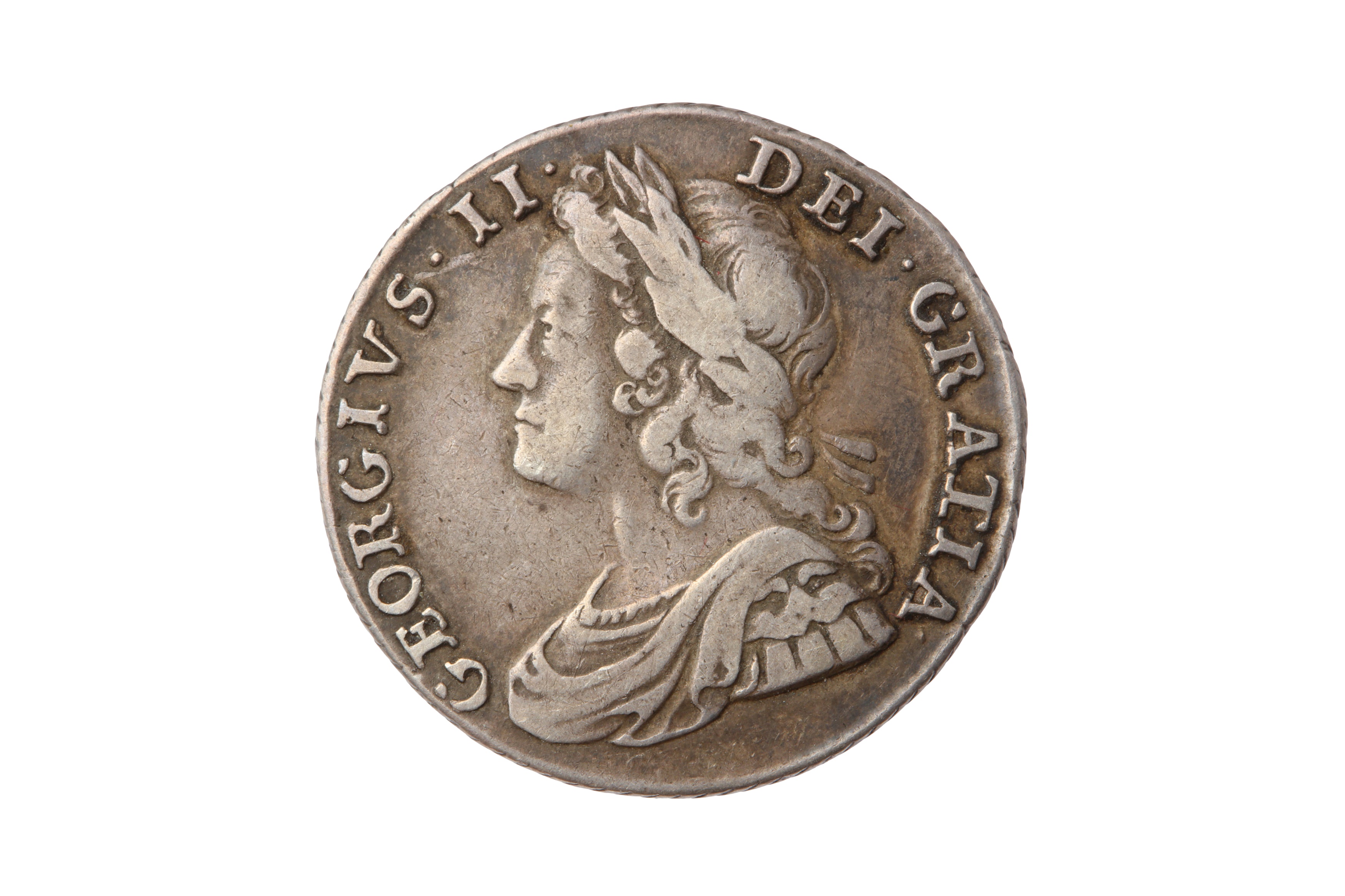 GEORGE II (1727 - 1760), 1735 SHILLING.