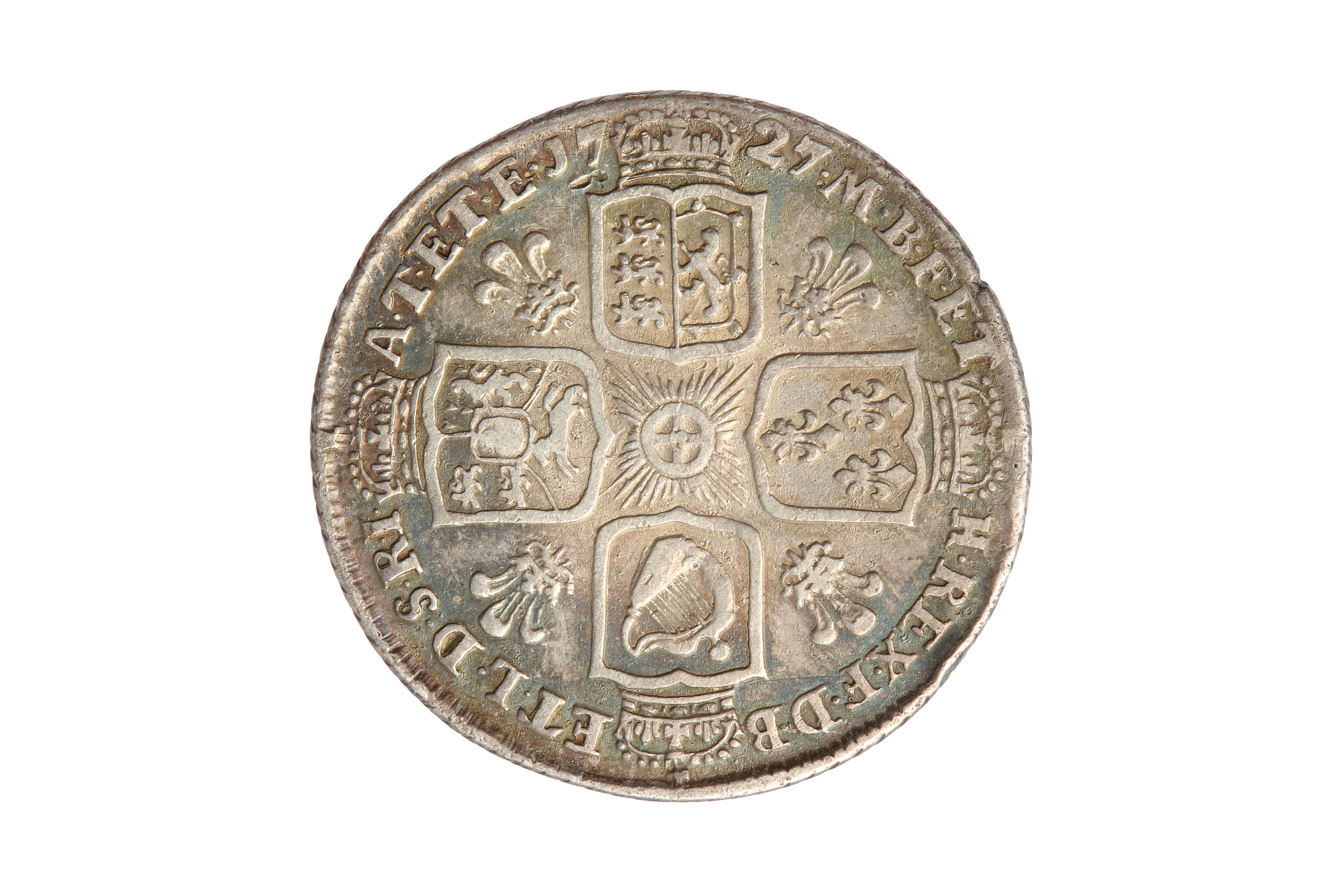 GEORGE II (1727 - 1760), 1727 SHILLING. - Bild 2 aus 2