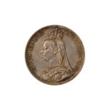 VICTORIA (1837 - 1901), 1887 CROWN.