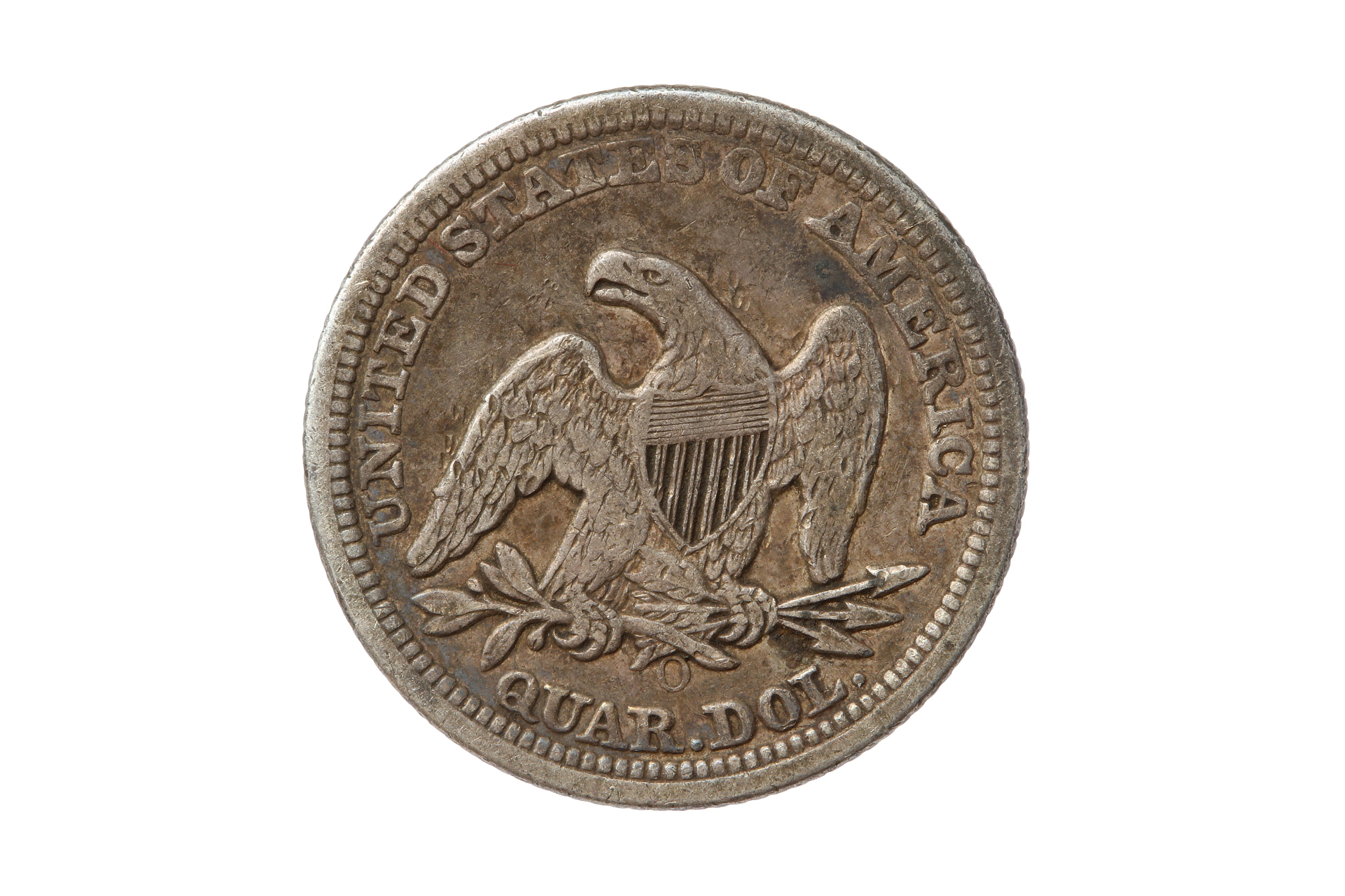 USA, 1857-O 25 CENTS/QUARTER DOLLAR. - Bild 2 aus 2