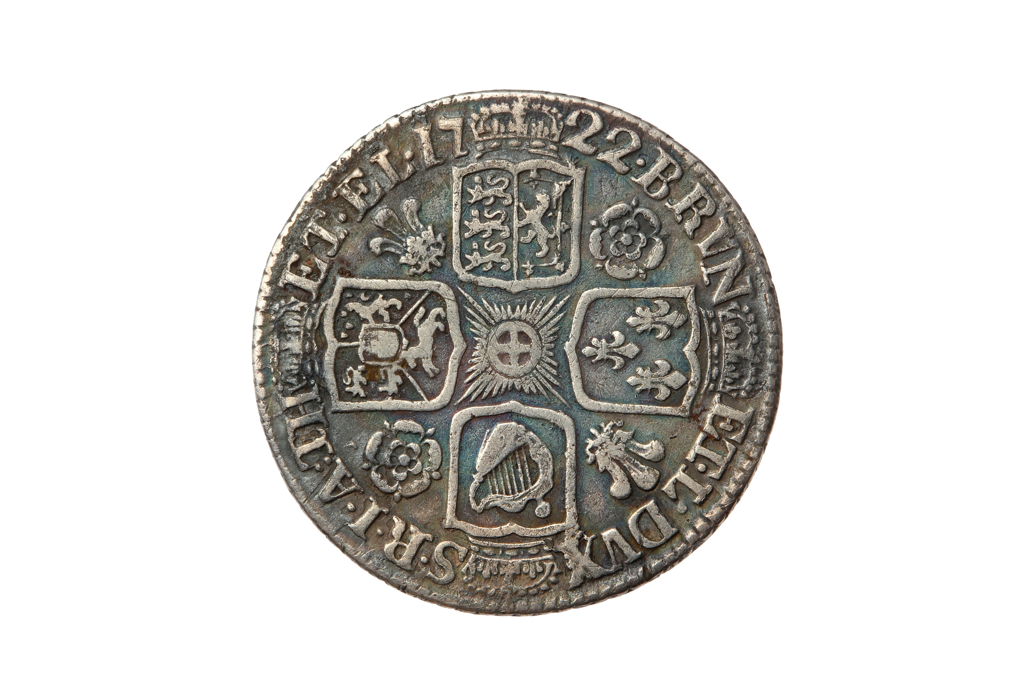 GEORGE I (1714 - 1727), 1722 SHILLING. - Image 2 of 2