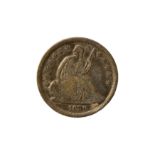 USA, 1838 10 CENTS/DIME.