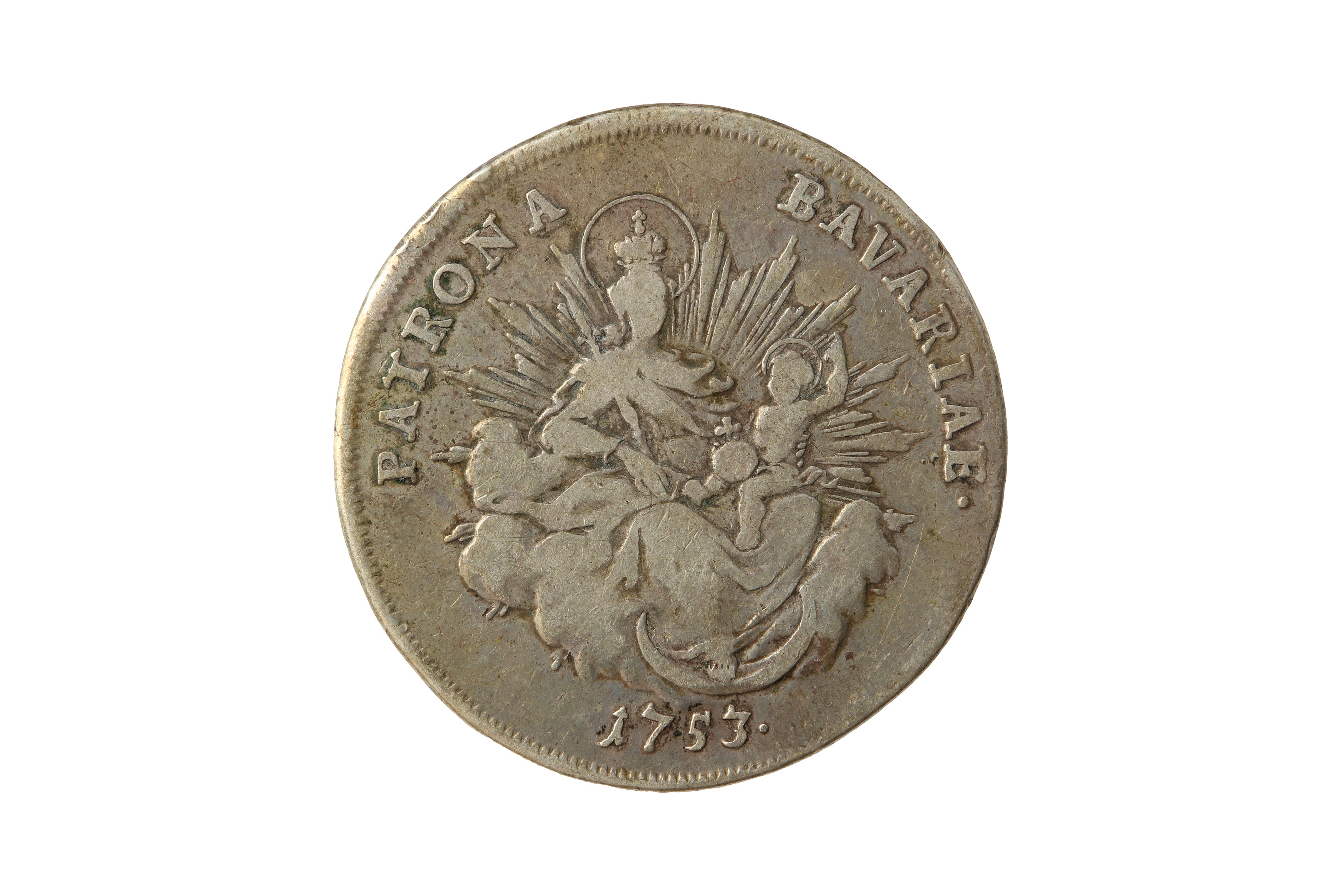 GERMAN STATES, BAVARIA, MAXIMILIAN III JOSEPH (1745 - 1777), 1753 THALER. - Bild 2 aus 2