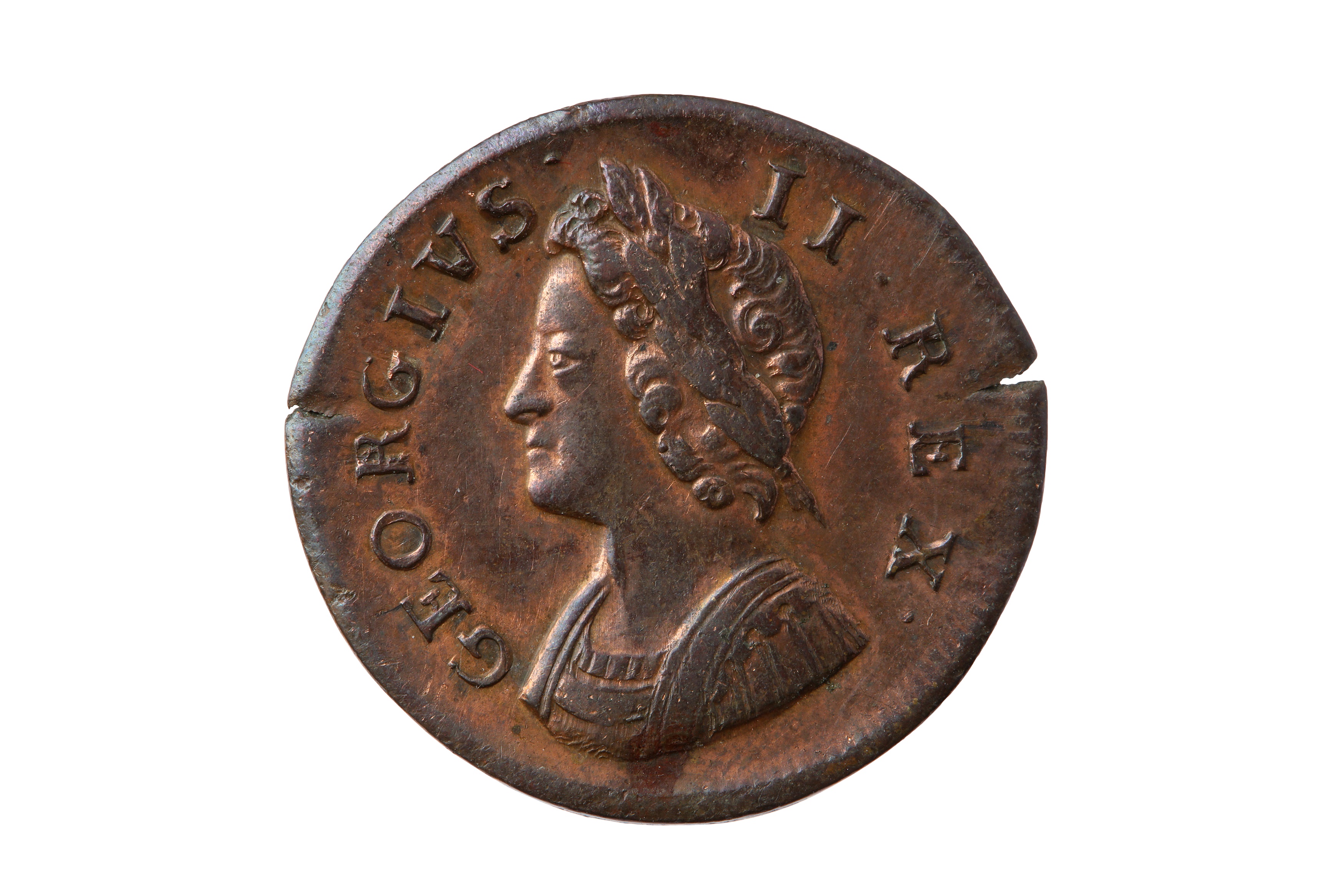 GEORGE II (1727 - 1760), 1739 FARTHING.