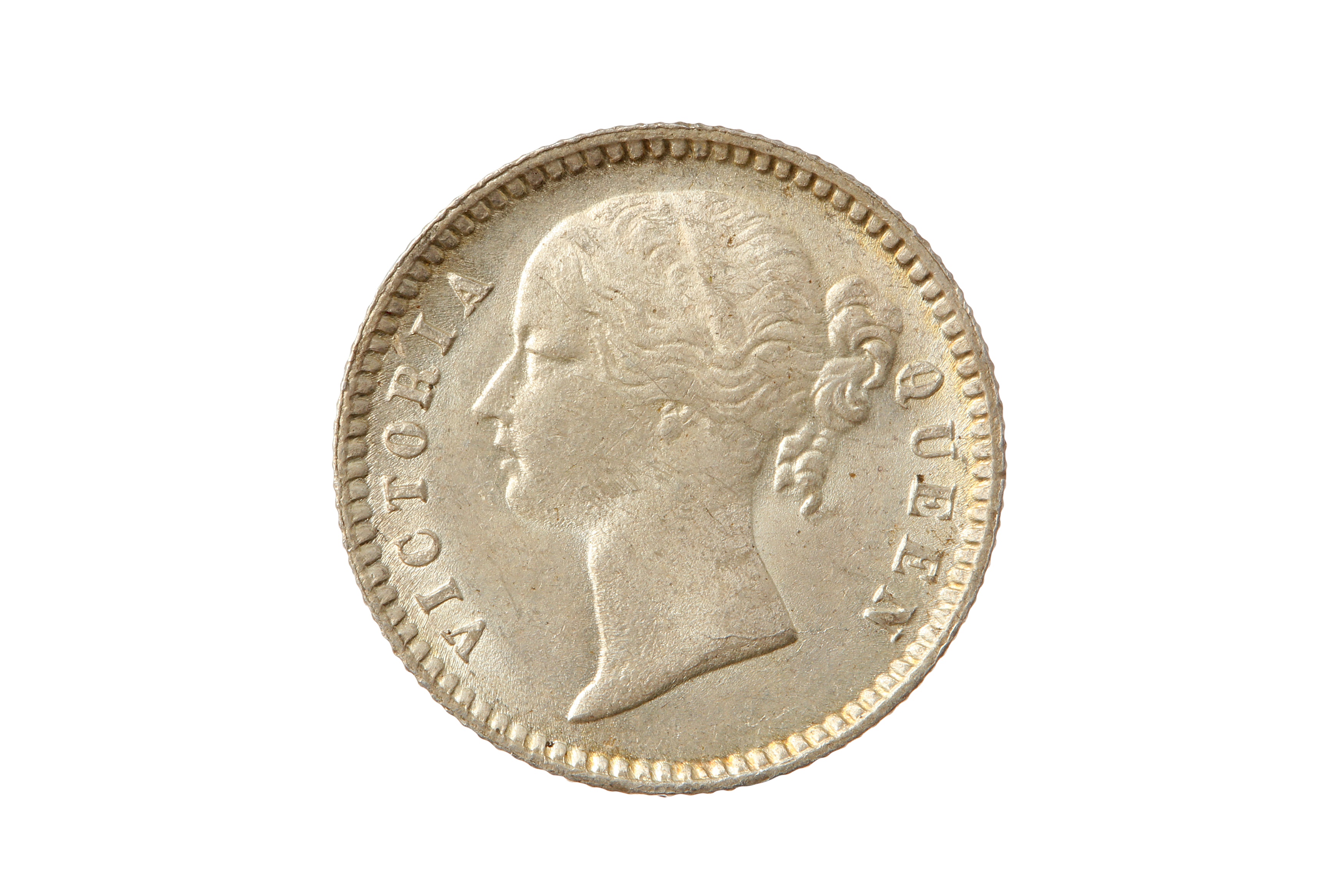 BRITISH INDIA, VICTORIA (1837 - 1901) 1840-B&C 1/4 RUPEE.