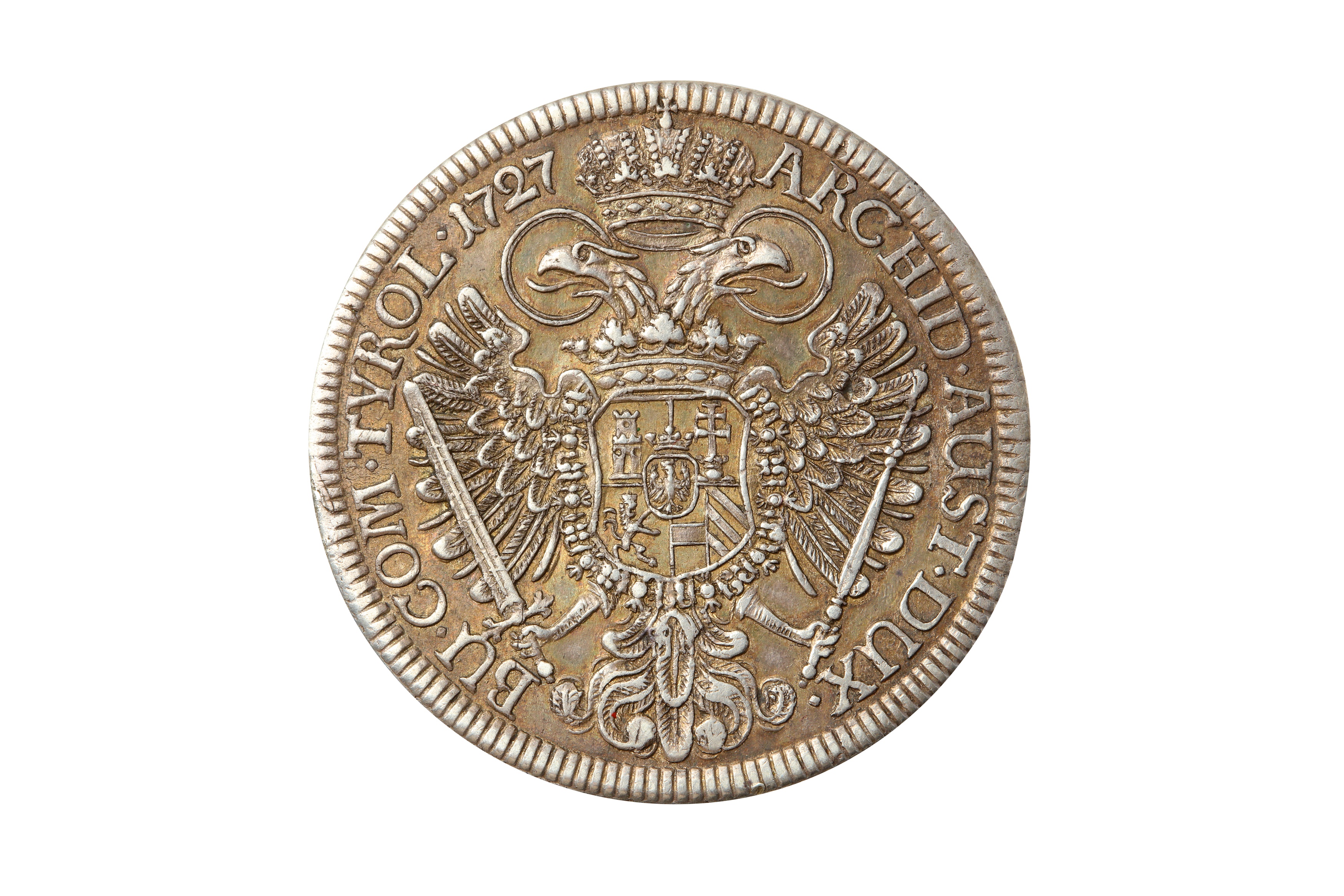 AUSTRIAN EMPIRE, CHARLES VI (1711 - 1740), 1727 THALER. - Bild 2 aus 2