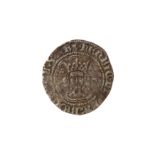 HENRY VI (FIRST REIGN, 1422 - 1461) ANNULET ISSUE, CALAIS MINT HALFGROAT.