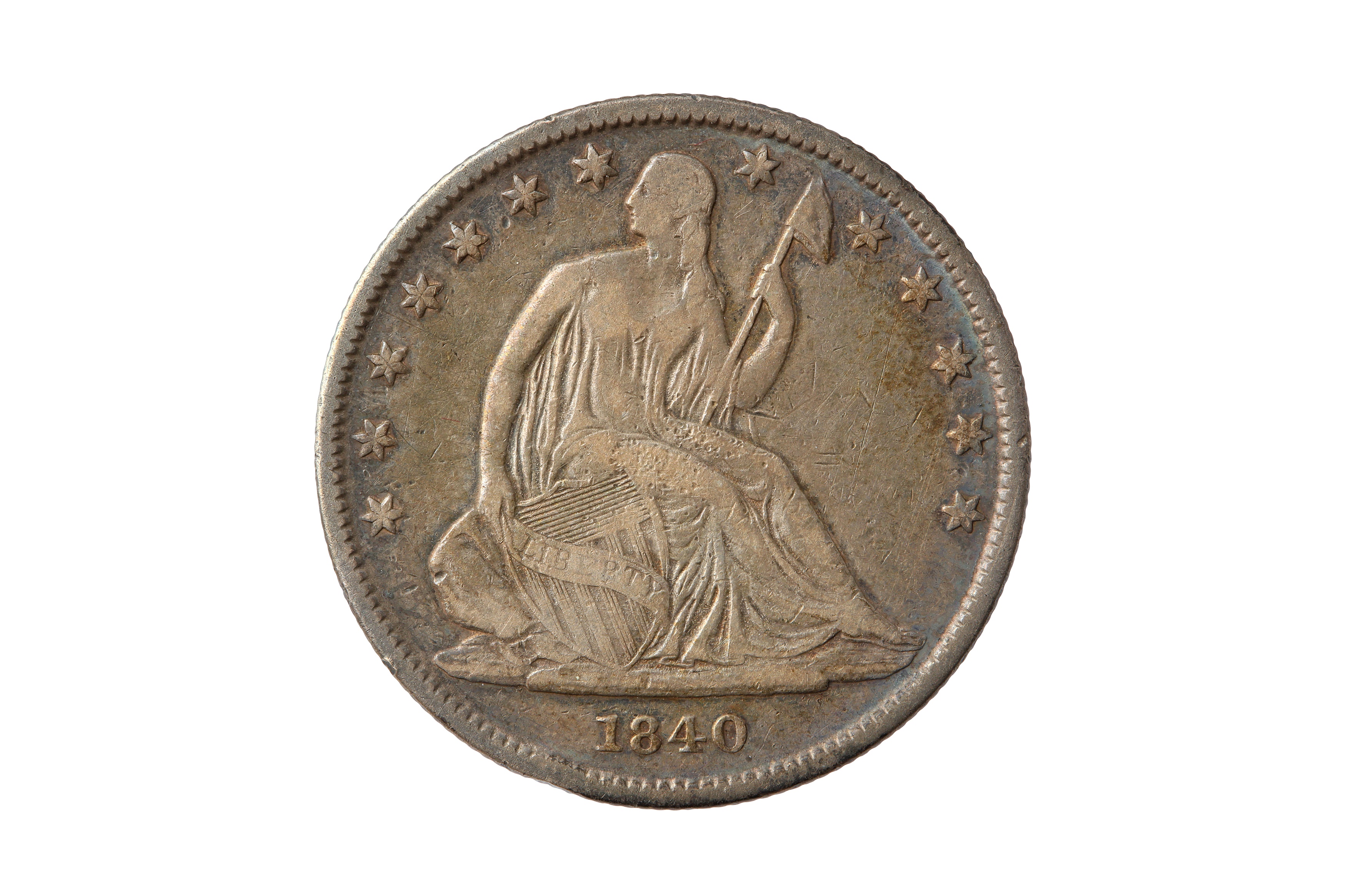 USA, 1840 50 CENTS/HALF DOLLAR.