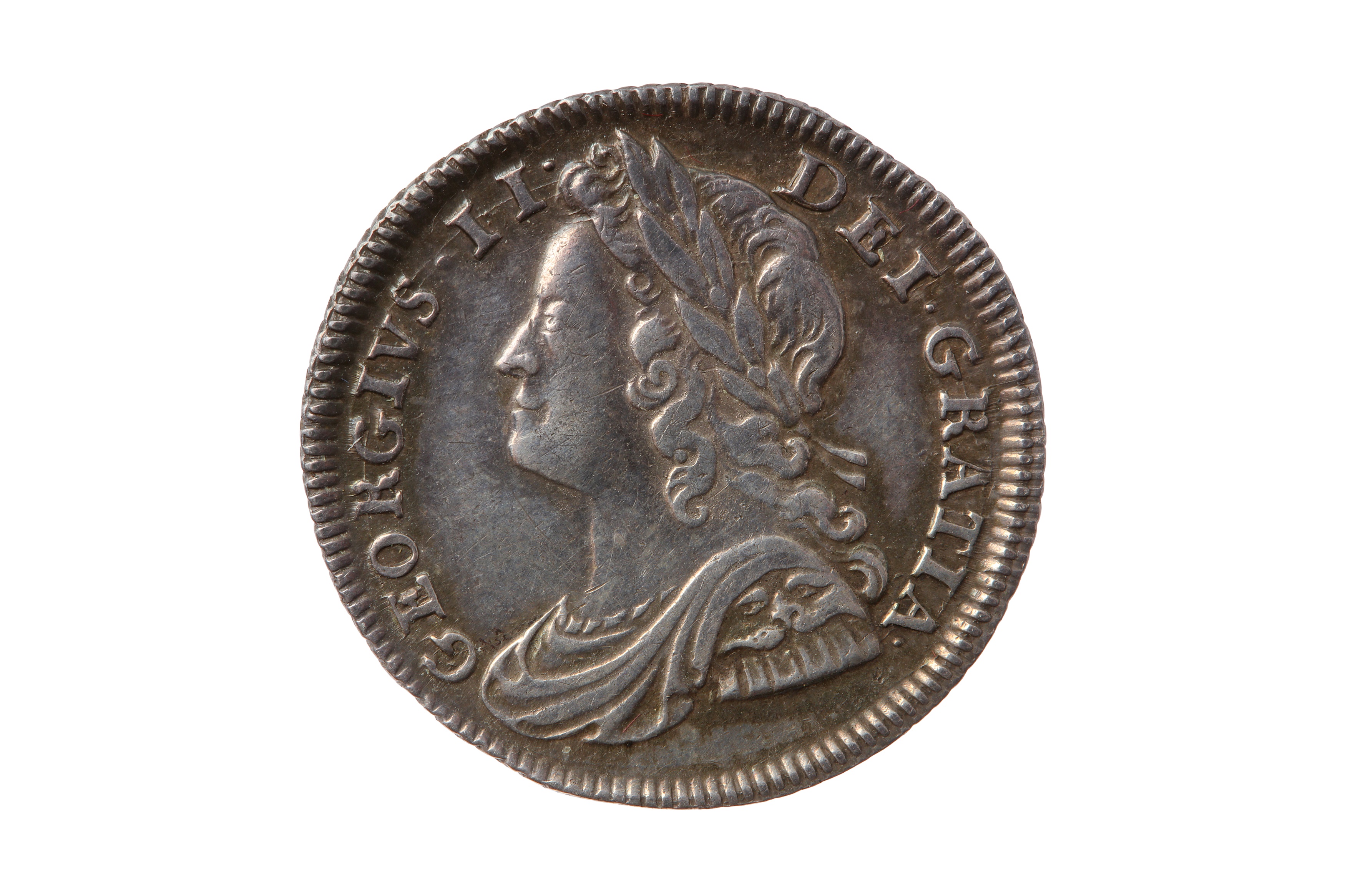 GEORGE II (1727 - 1760), 1739 SIXPENCE.