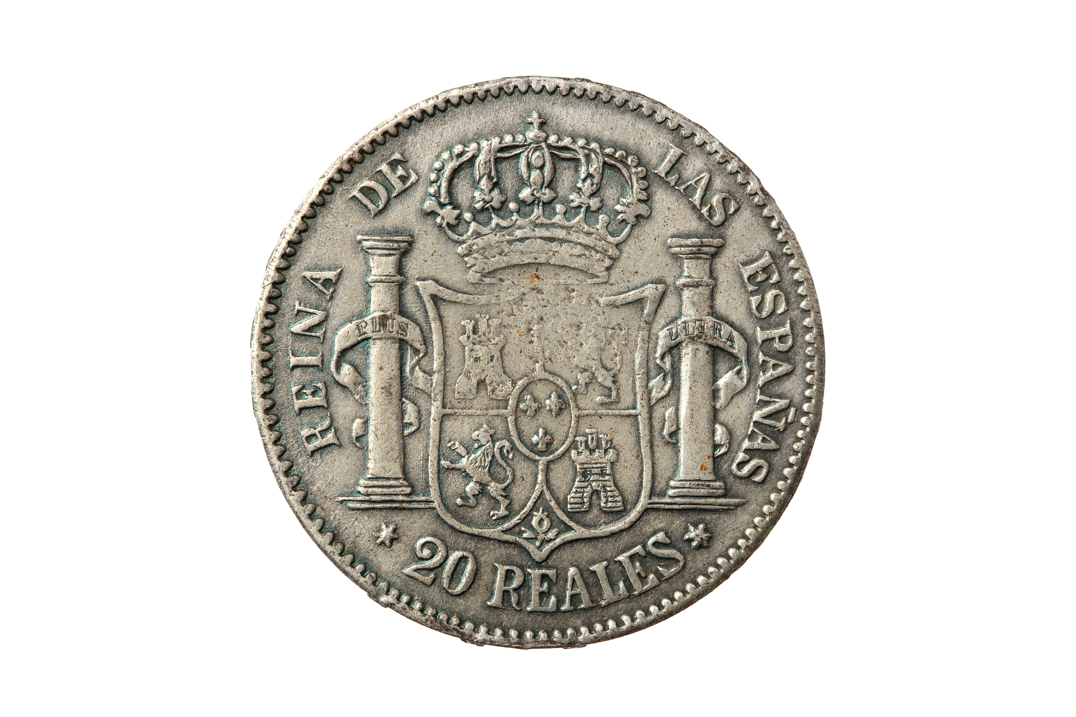 SPAIN, ISABELLA II (1833 - 1868) 1850-M 20 REALES. - Image 2 of 2