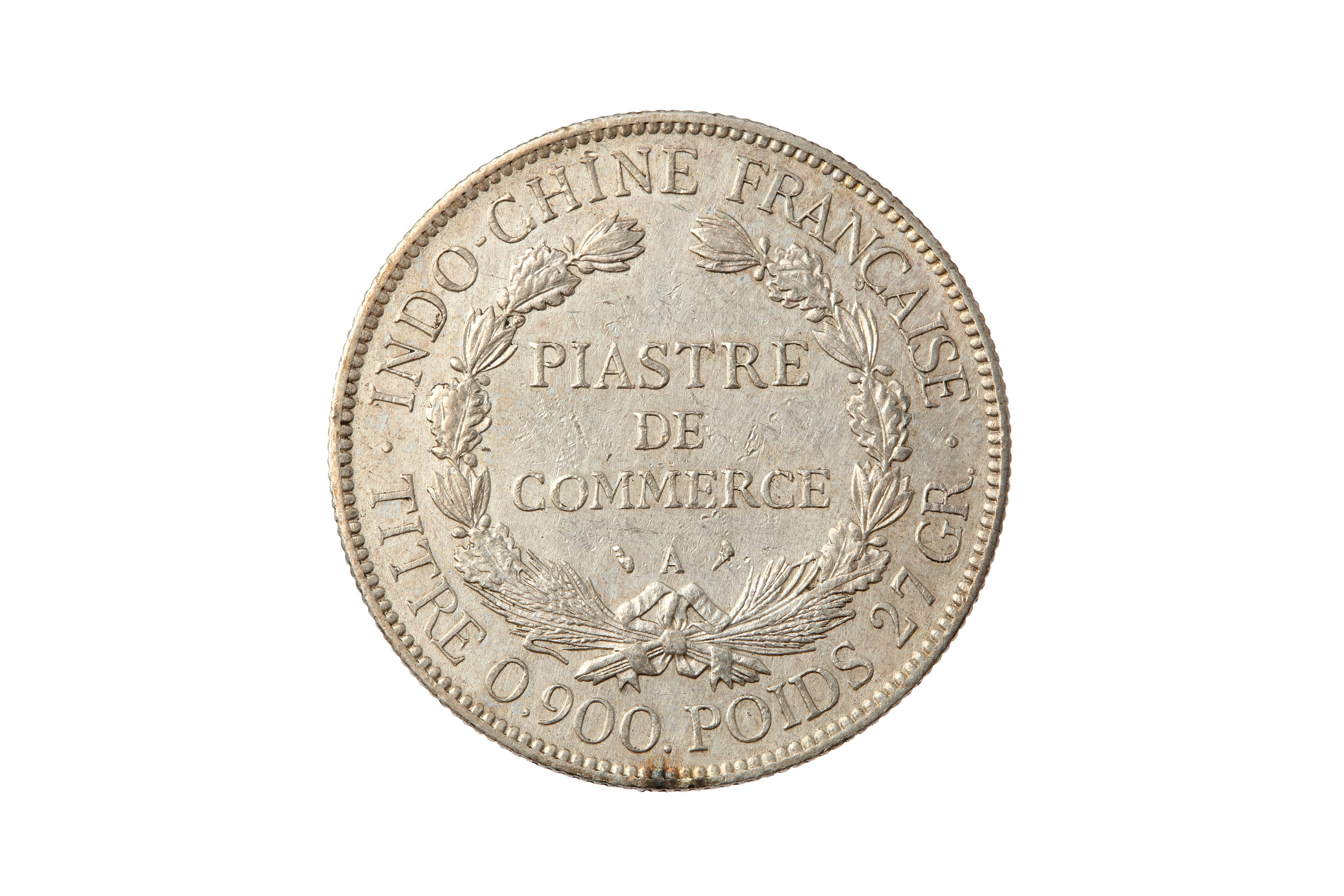 FRENCH INDO-CHINA, 1907 A-PIASTRE.  - Bild 2 aus 2