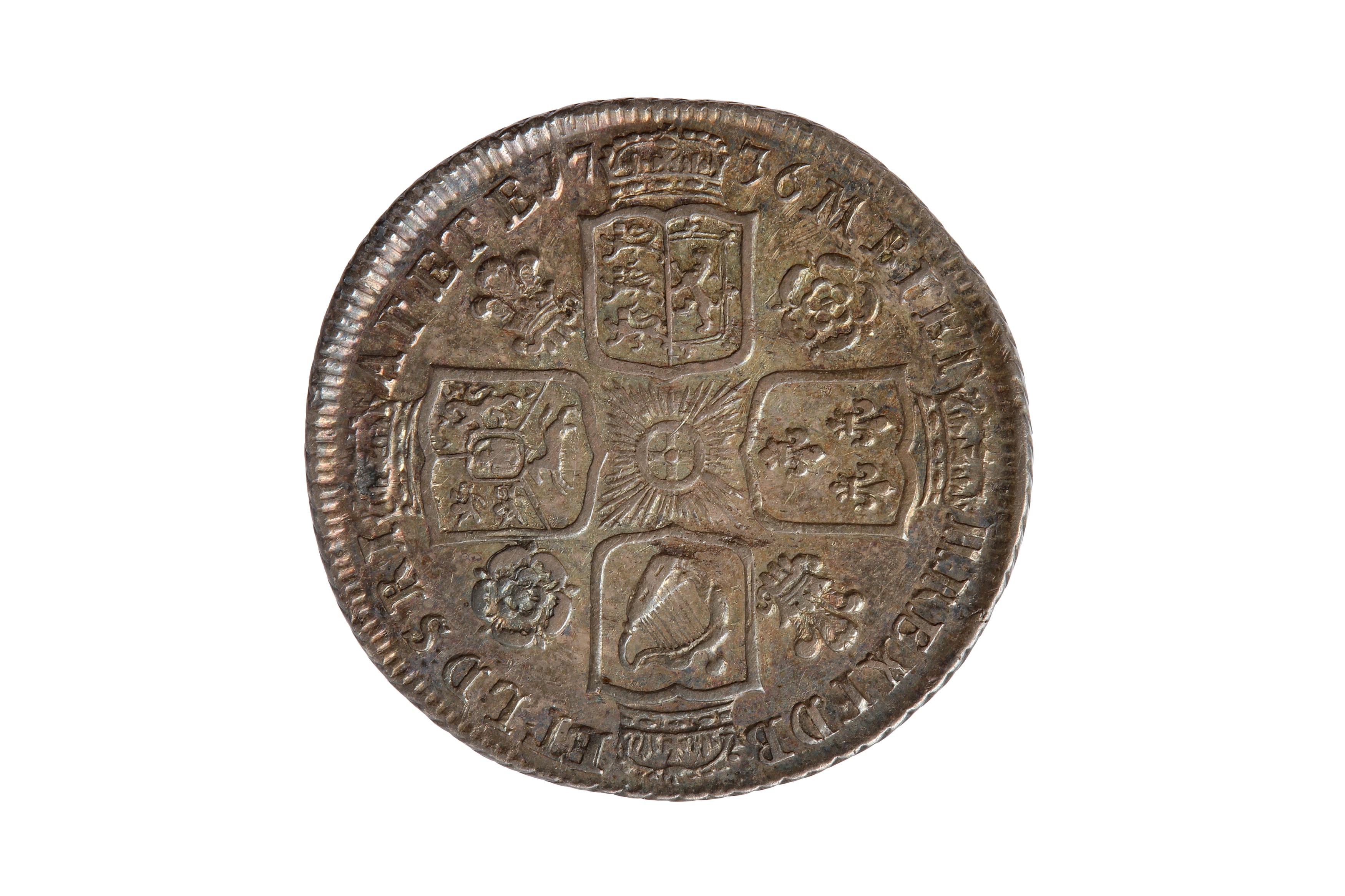 GEORGE II (1727 - 1760), 1736 SHILLING. - Image 2 of 2