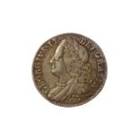 GEORGE II (1727 - 1760), 1746 LIMA SIXPENCE.