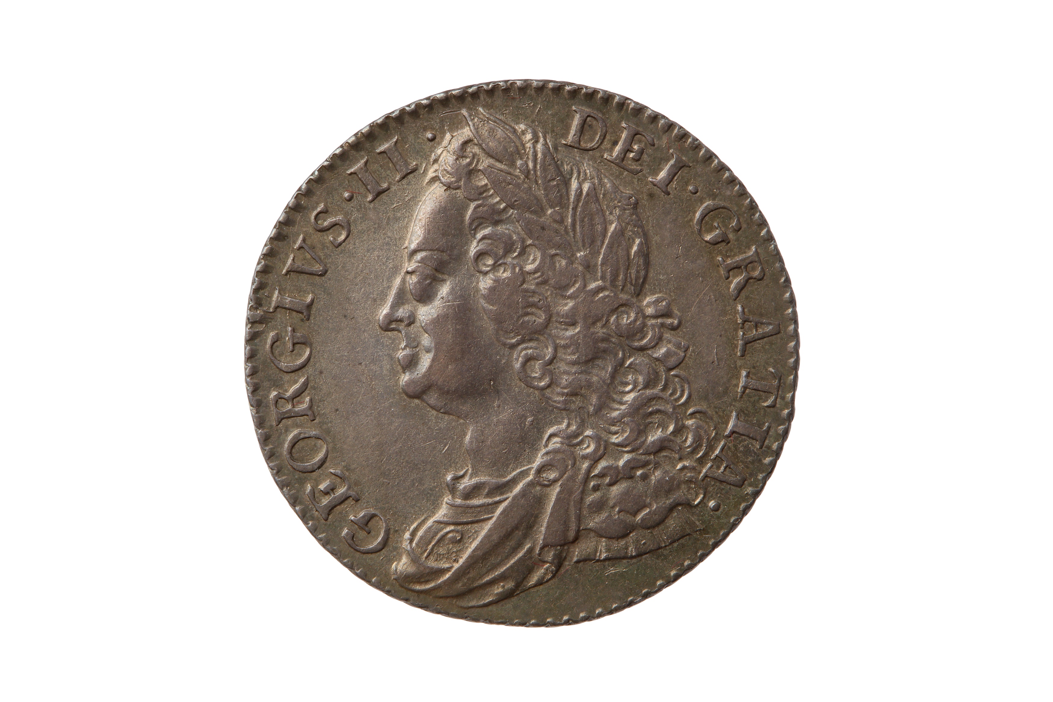 GEORGE II (1727 - 1760), 1747 SHILLING.