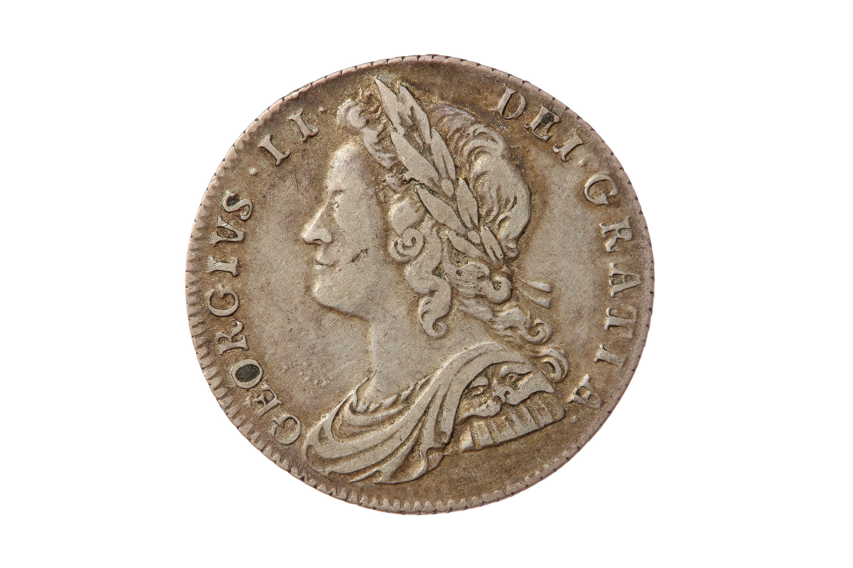 GEORGE II (1727 - 1760), 1728 SIXPENCE.
