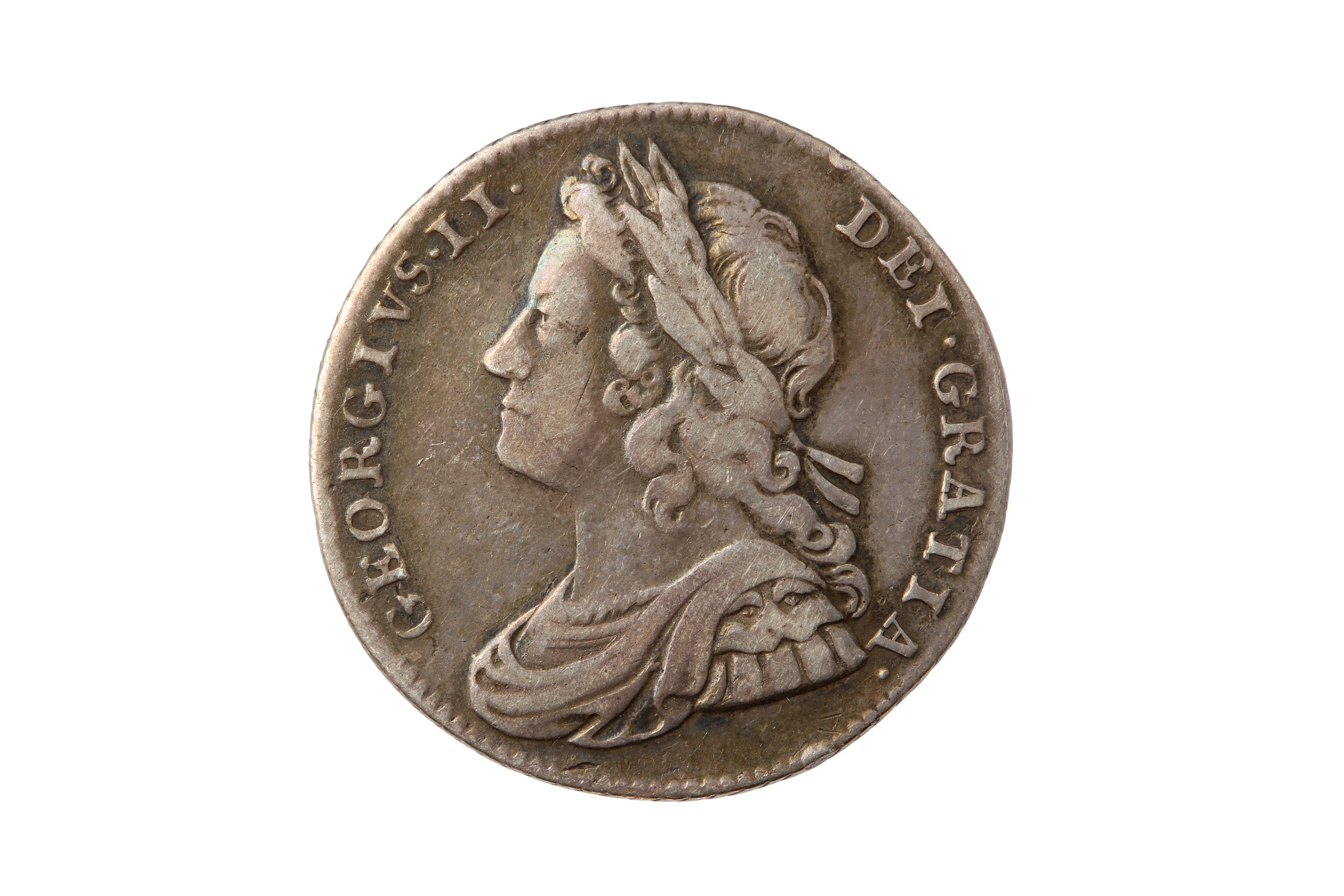 GEORGE II (1727 - 1760), 1727 SHILLING.