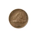 USA, 2x Cents, 1857, 1858.