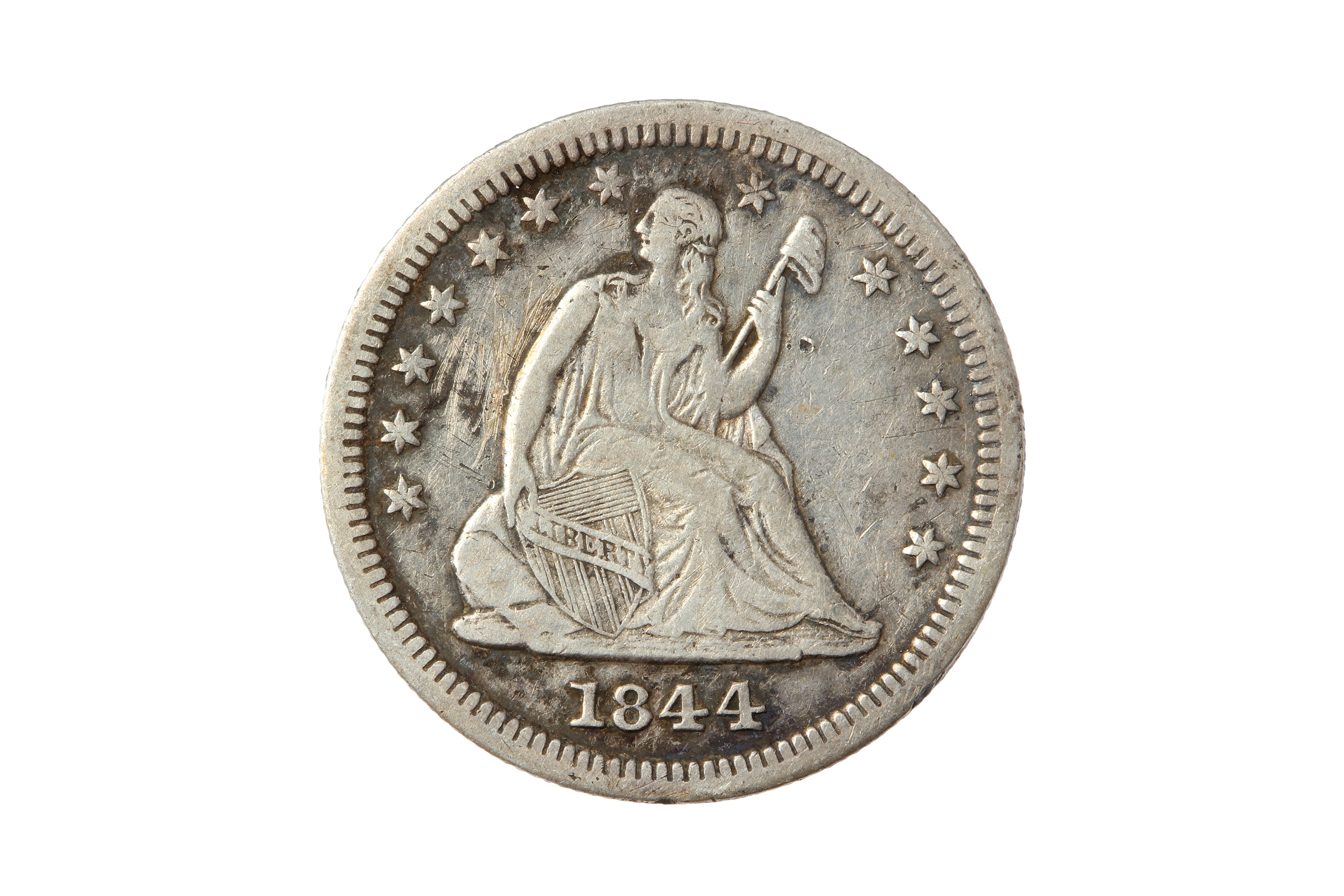 USA, 1844-O 25 CENTS/QUARTER DOLLAR.