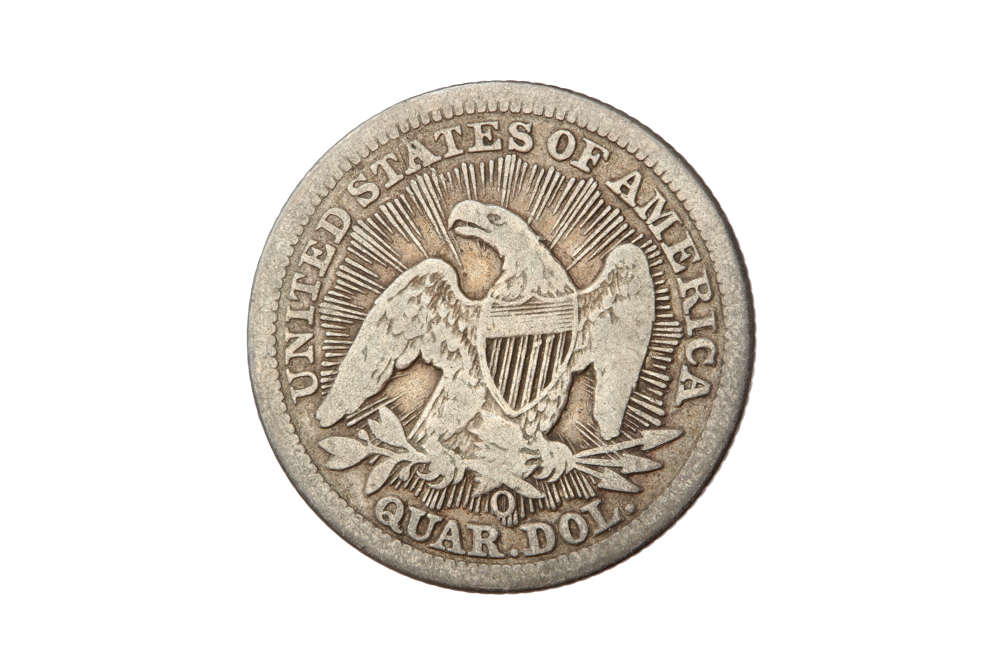 USA, 1853-O 25 CENTS/QUARTER DOLLAR. - Bild 2 aus 2