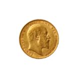 EDWARD VII (1901 - 1901), 1909 SOVEREIGN.