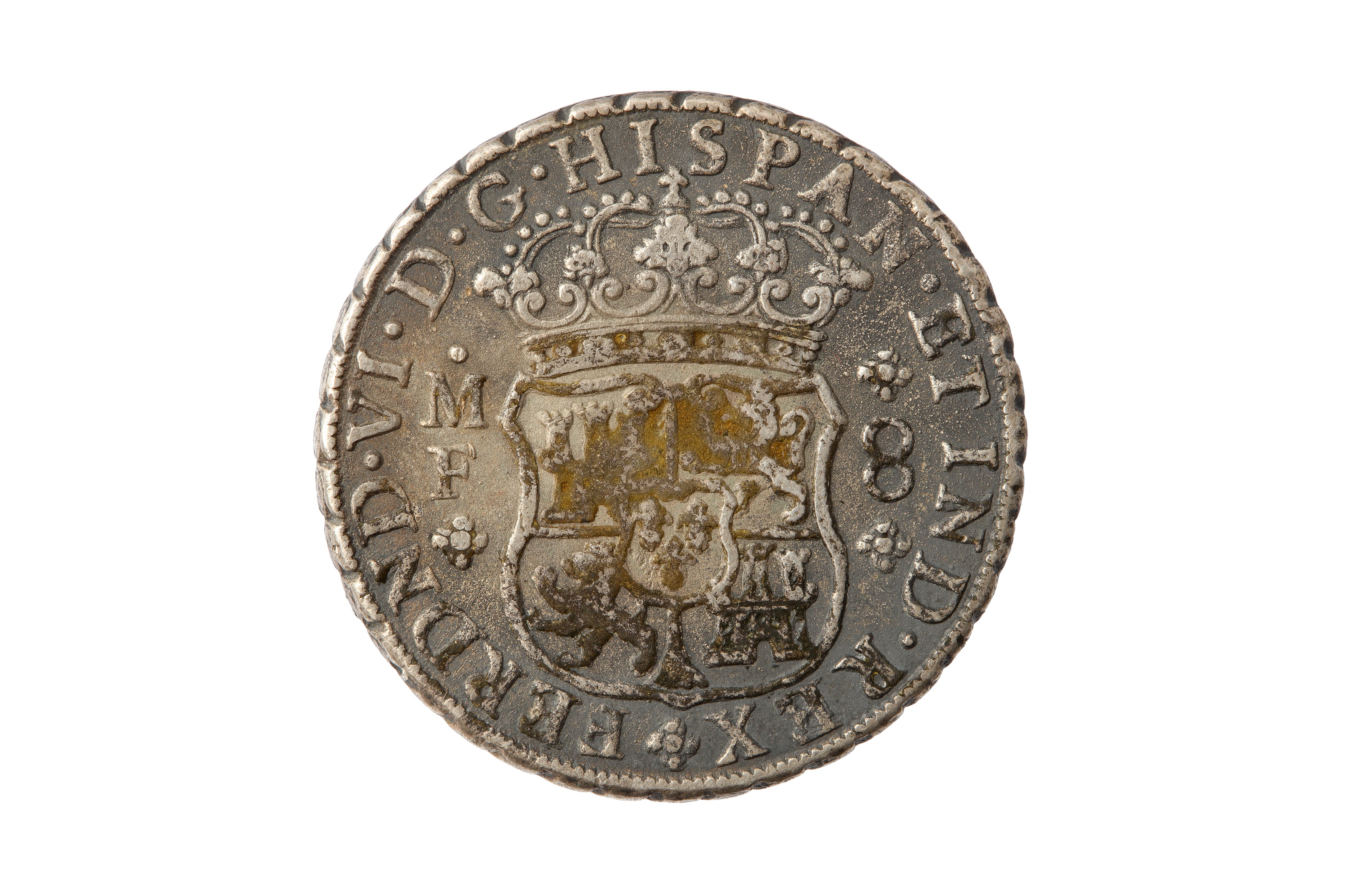 MEXICO, FERDINAND VI (1746 - 1759), 1750 MF 8 REALES.