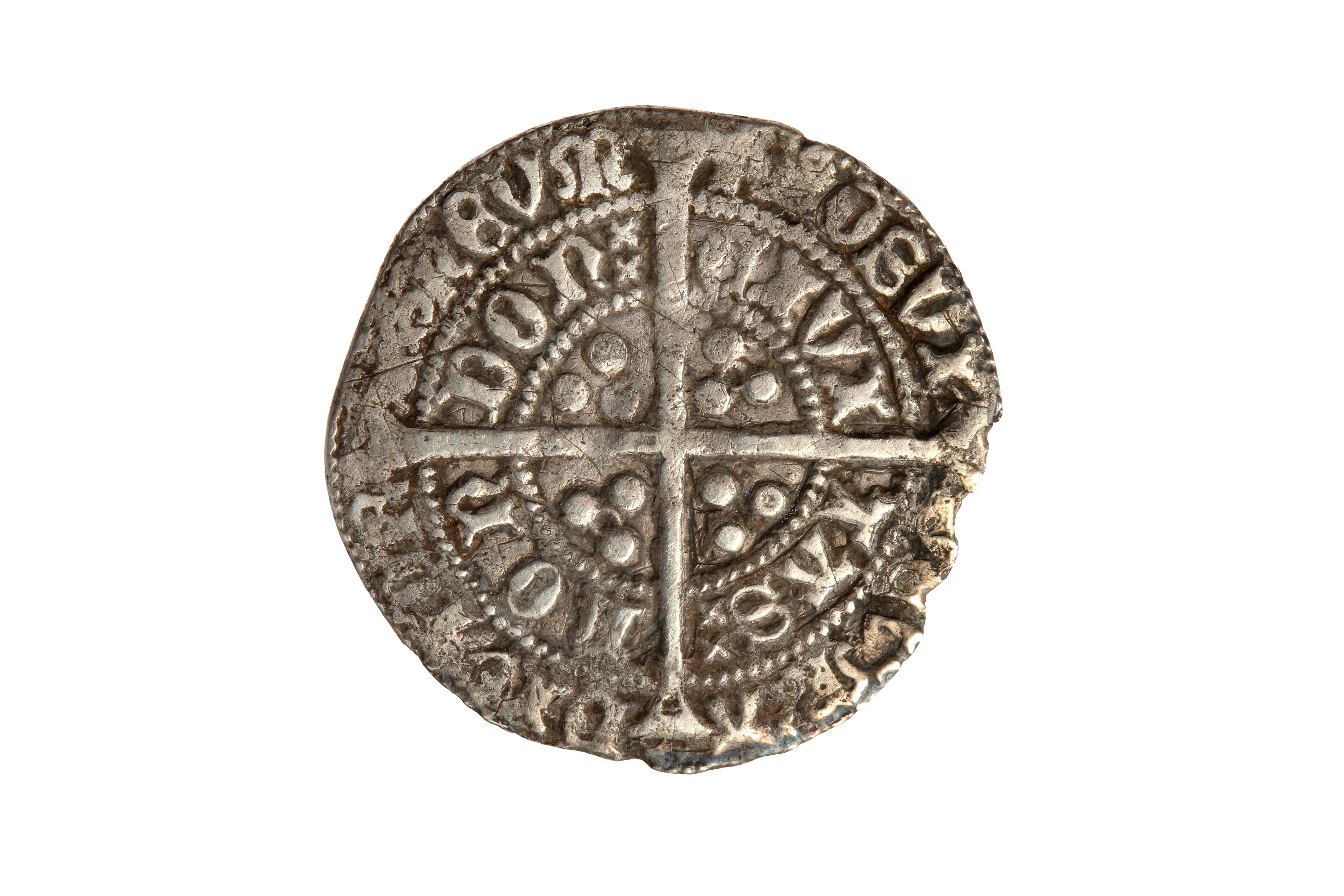 HENRY VI (FIRST REIGN, 1422 - 1461) ANNULET ISSUE, LONDON MINT GROAT. - Bild 2 aus 2