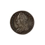 GEORGE II (1727 - 1760), 1745 SIXPENCE.