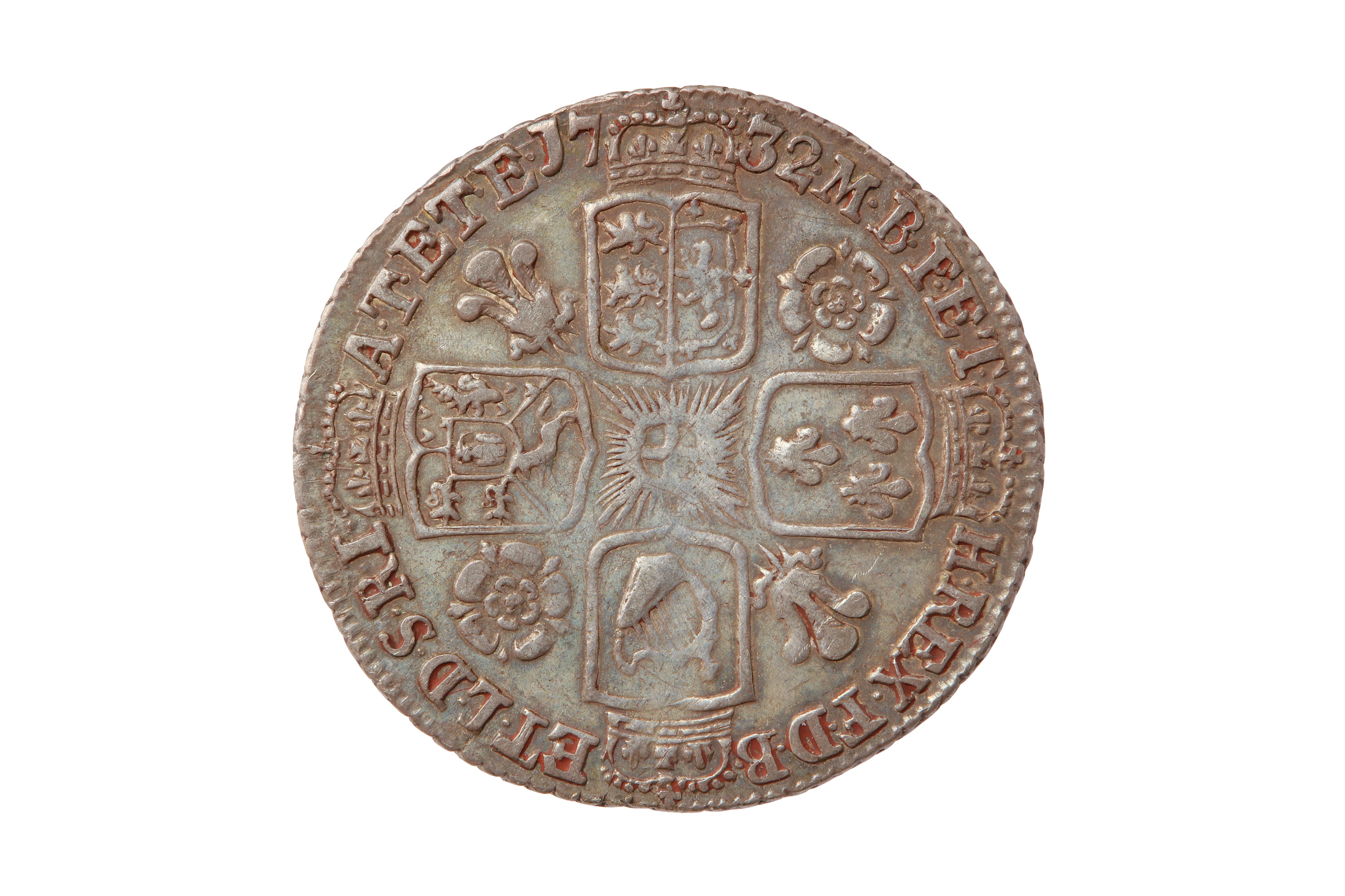 GEORGE II (1727 - 1760), 1732 SIXPENCE. - Image 2 of 2