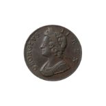 GEORGE II (1727 - 1760), 1731 HALFPENNY.