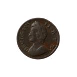 GEORGE II (1727 - 1760), 1737 FARTHING.