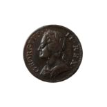 GEORGE II (1727 - 1760), 1744 FARTHING.