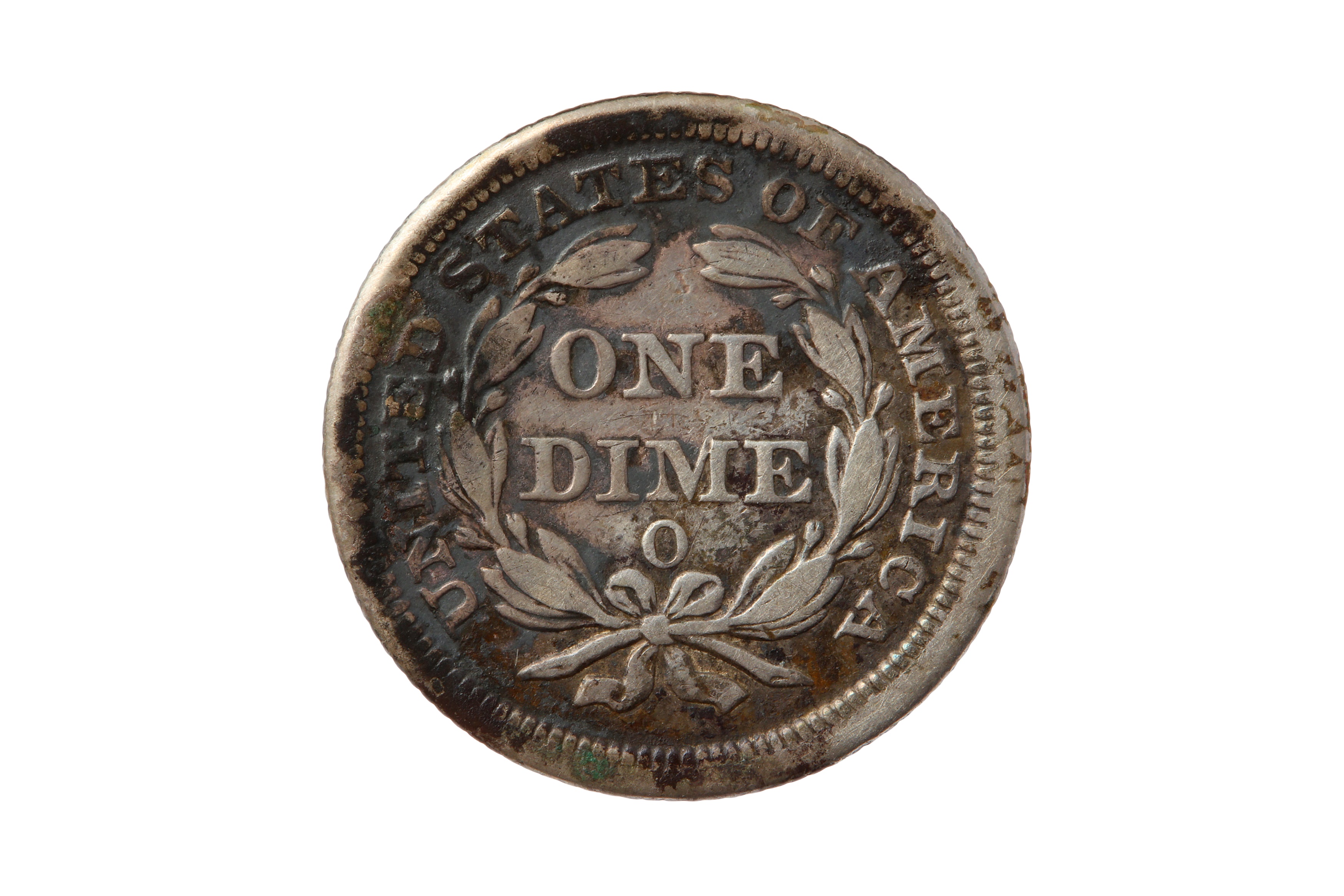 USA, 1852-O 10 CENTS/DIME. - Bild 2 aus 2